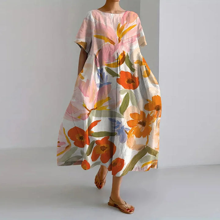 Fischer & Wagner | Elegantes Blumen Kleid