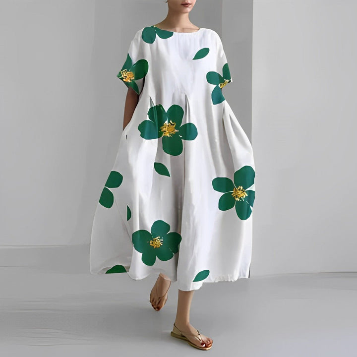 Claire – Bohemian Kleid mit Blumenprint