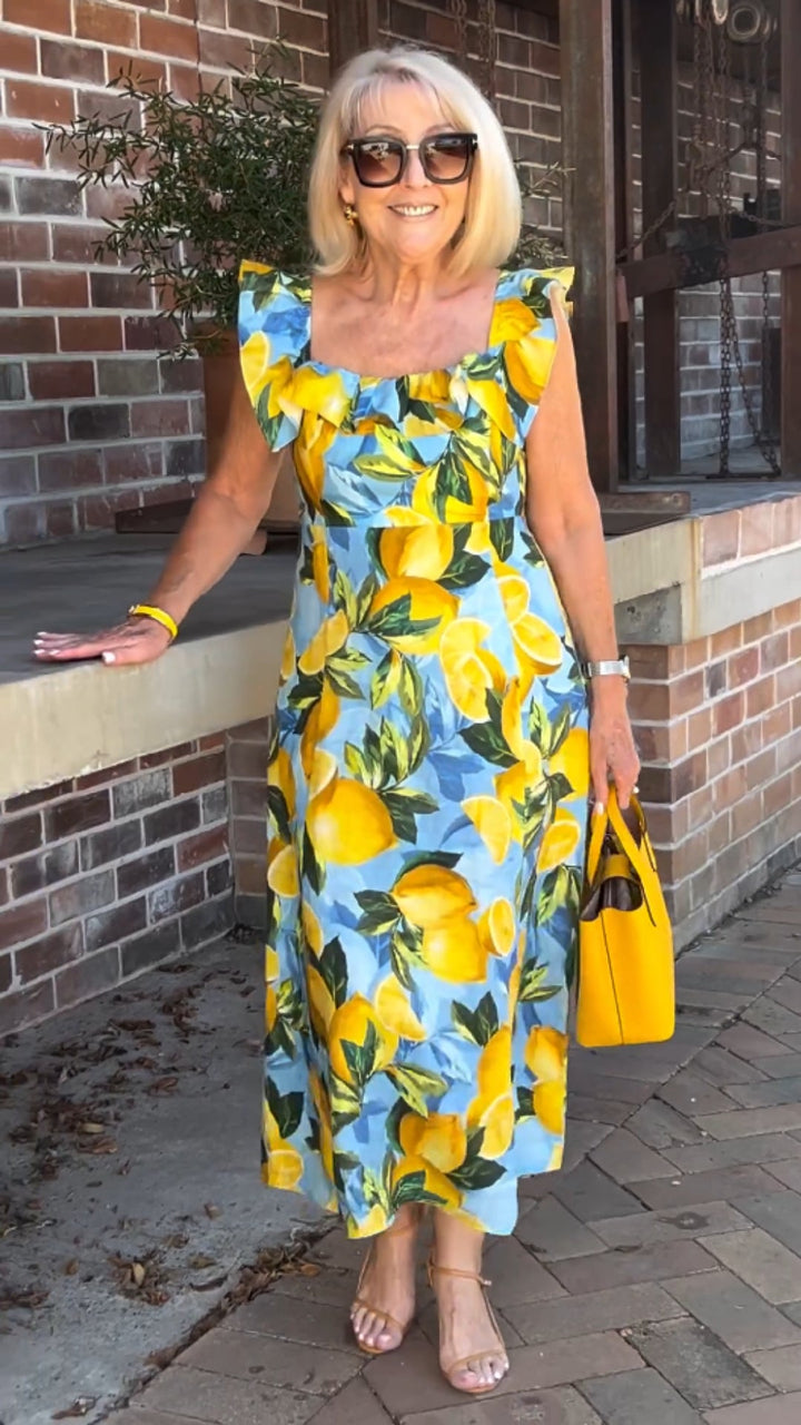 Fischer & Wagner | Limone – Sommerkleid mit Zitronenprint