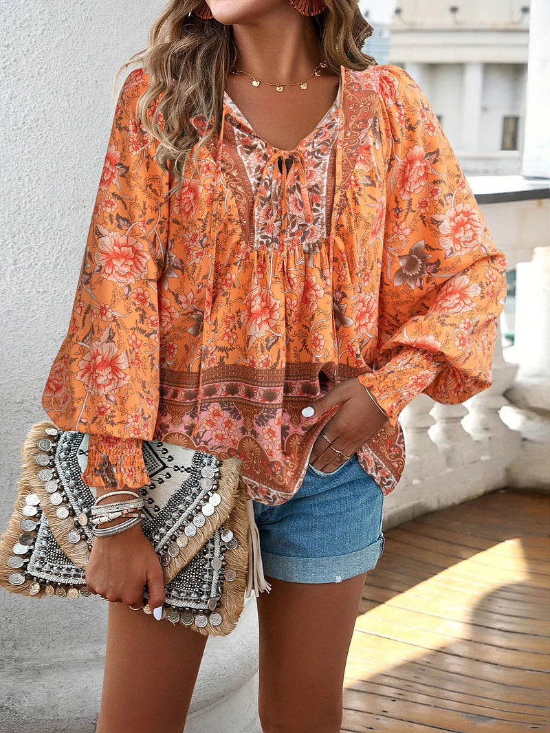 Sallie    | Oberflächendesign Bohemien-Flüssigkeit mit Blumenmuster