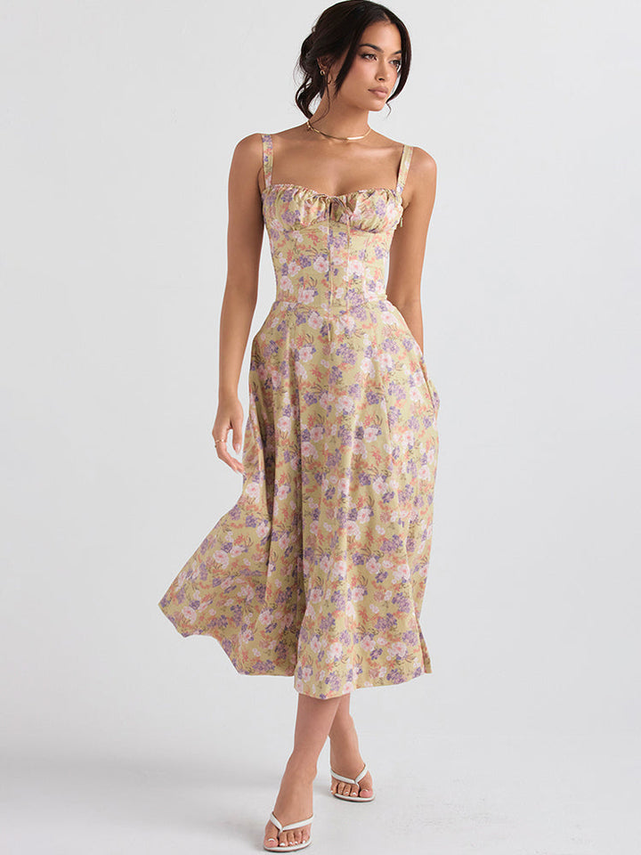 Lorivelle – Midi-Kleid mit eleganter Silhouette und zeitlosem Stil