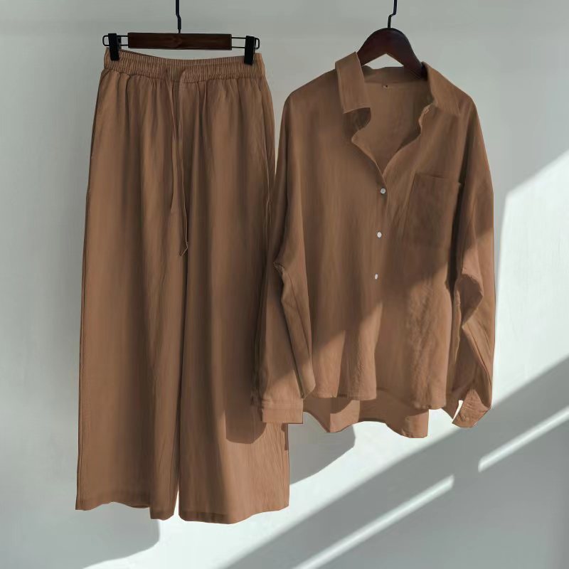 Halina | Gemütliches Entspannungs-Shirt & Hosen-Set