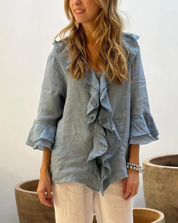 Lena | Gerippte Bluse