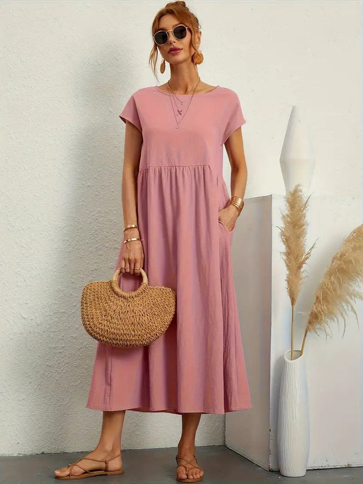 Leonor-Kleid mit Tasche