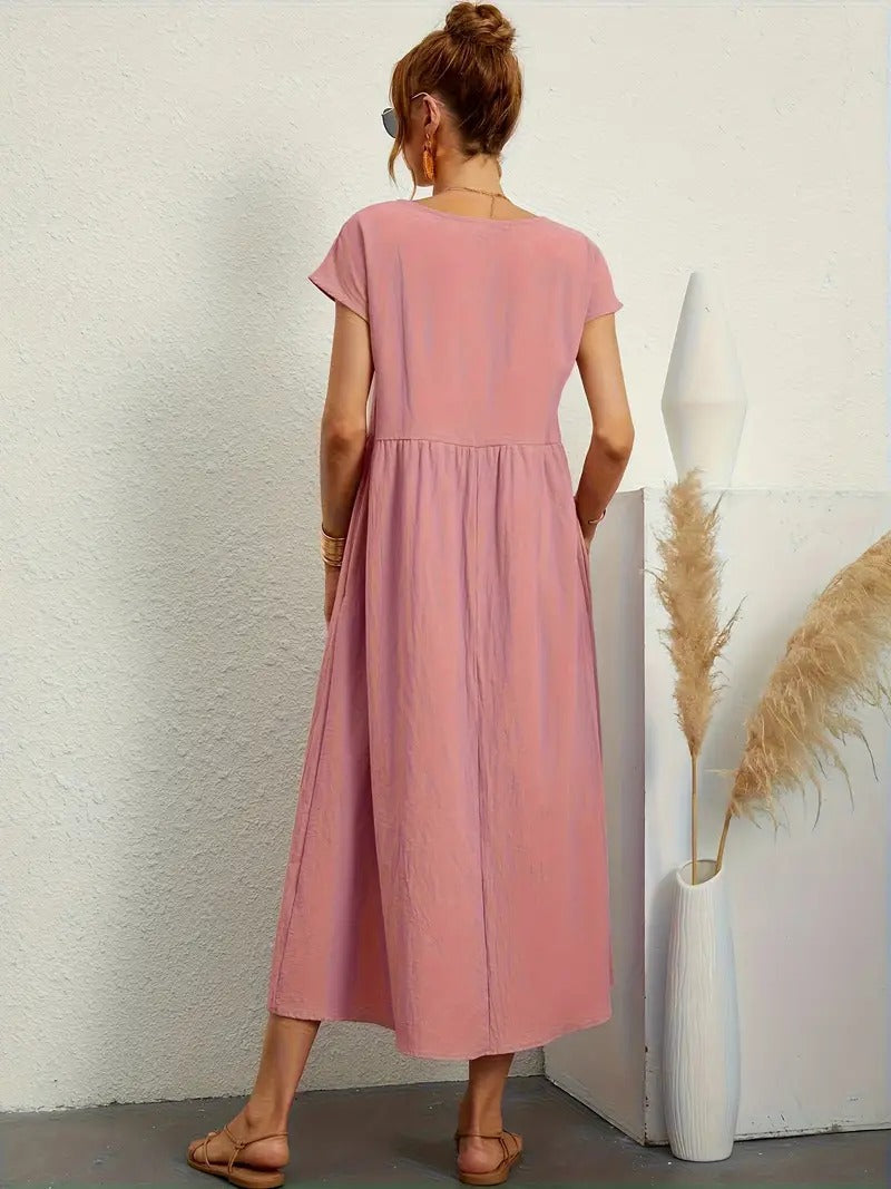 Leonor-Kleid mit Tasche