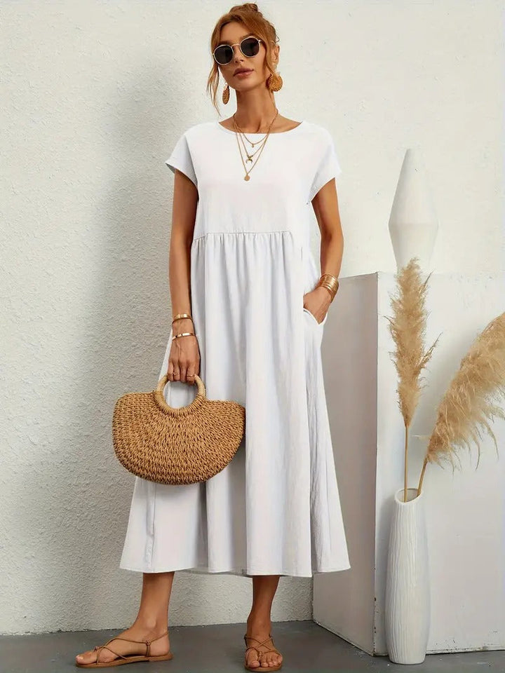 Leonor-Kleid mit Tasche