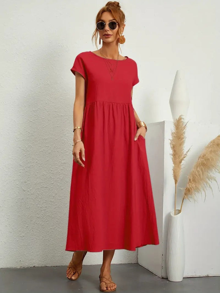 Leonor-Kleid mit Tasche
