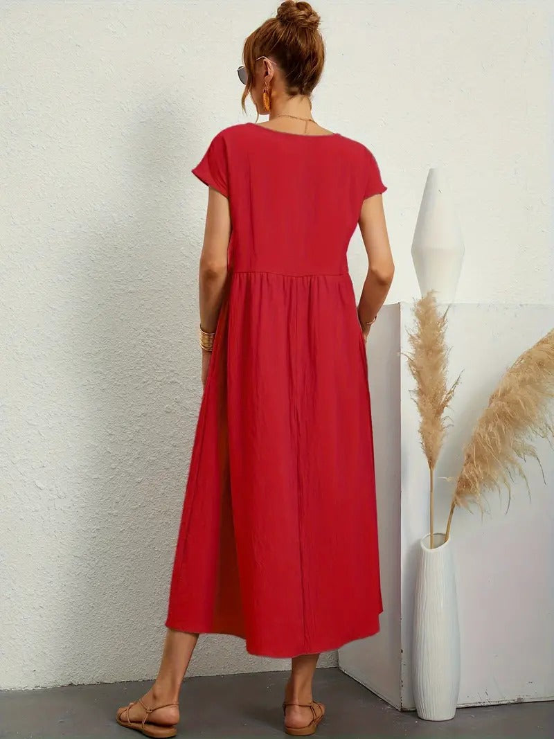 Leonor-Kleid mit Tasche
