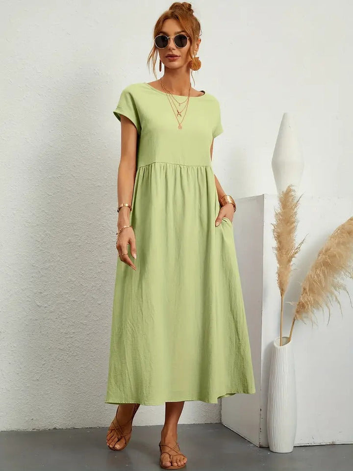 Leonor-Kleid mit Tasche