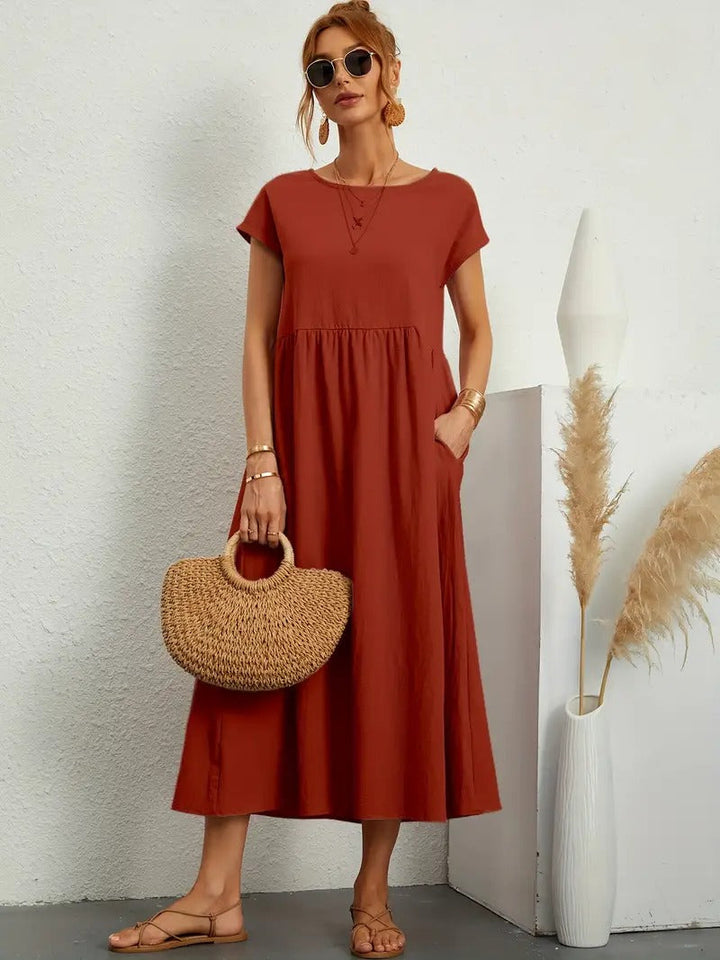 Leonor-Kleid mit Tasche