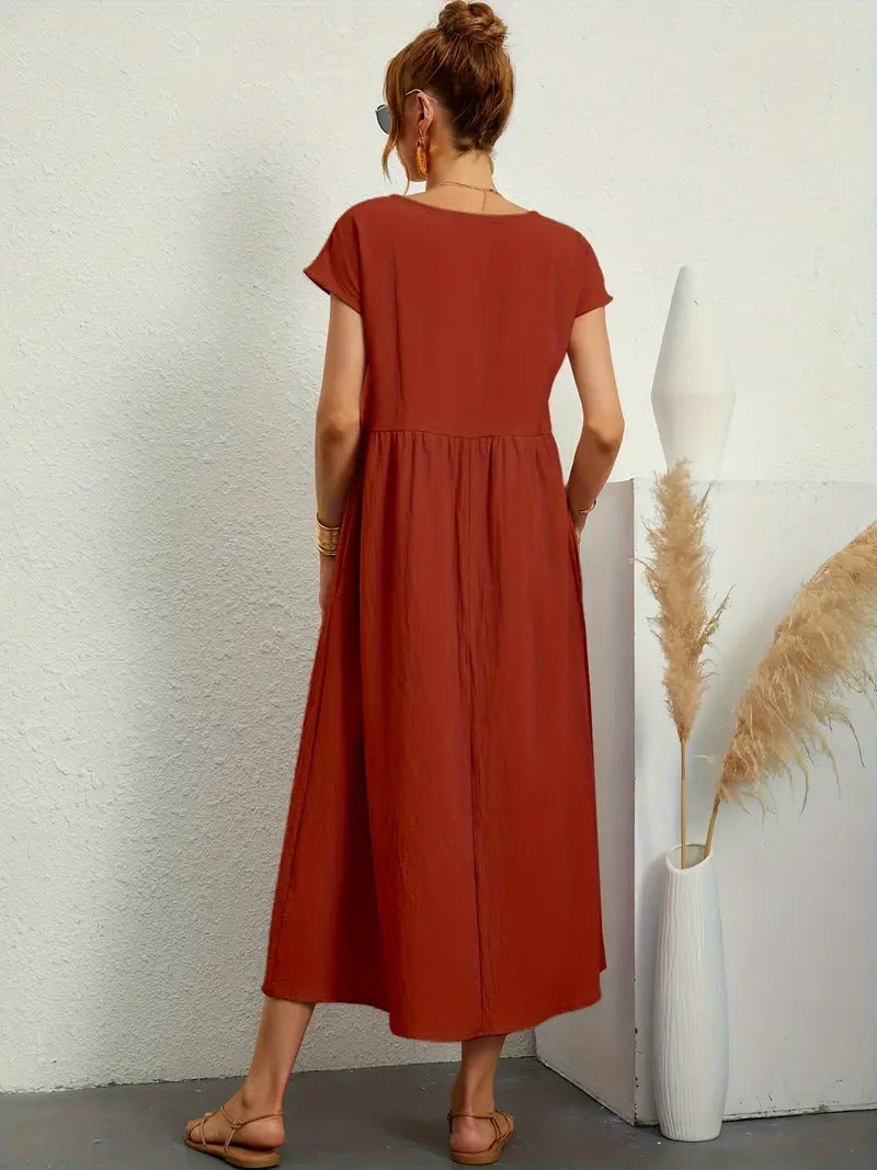 Leonor-Kleid mit Tasche