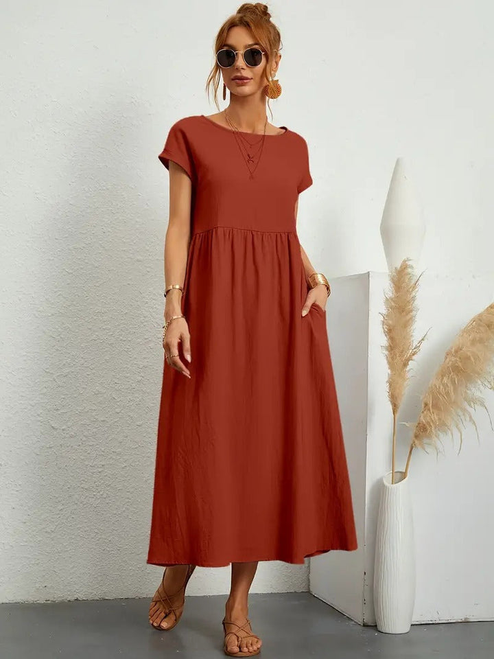 Leonor-Kleid mit Tasche