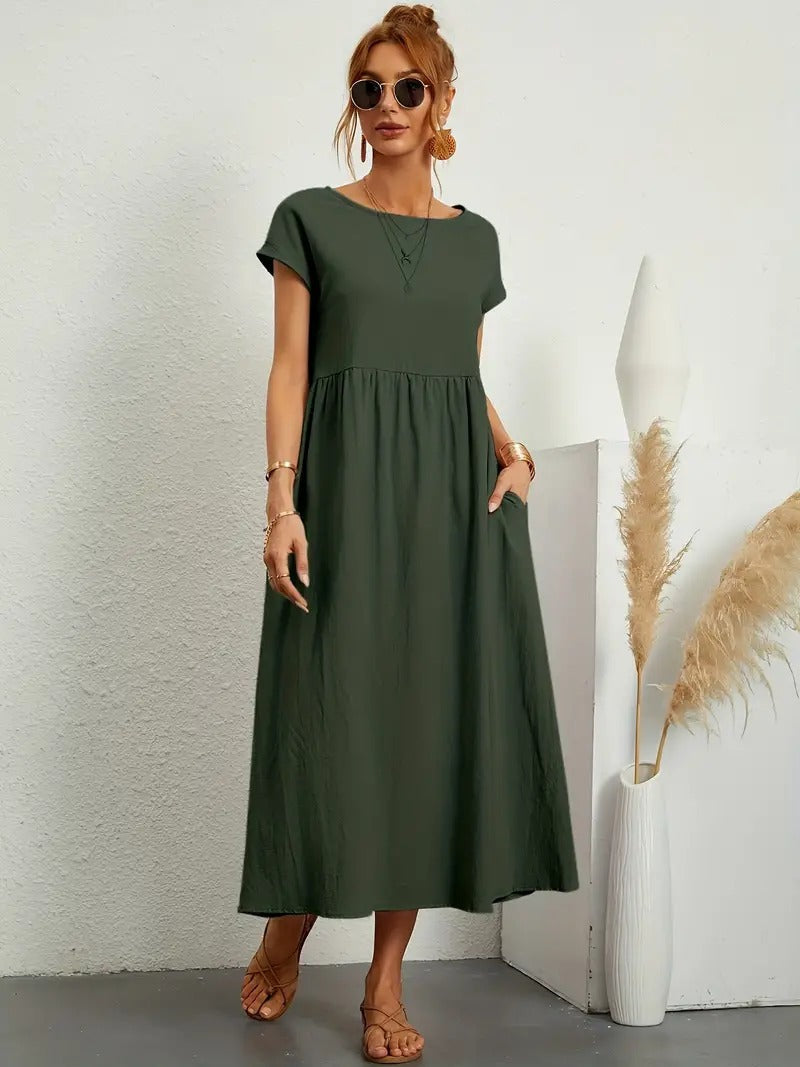 Leonor-Kleid mit Tasche