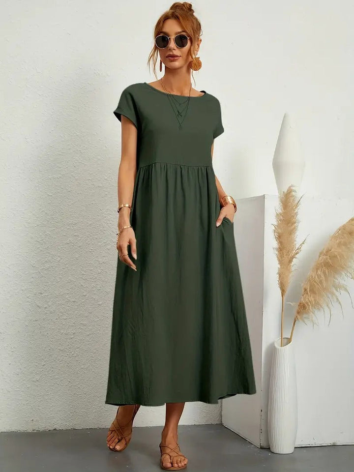 Leonor-Kleid mit Tasche