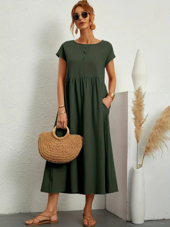 Leonor-Kleid mit Tasche