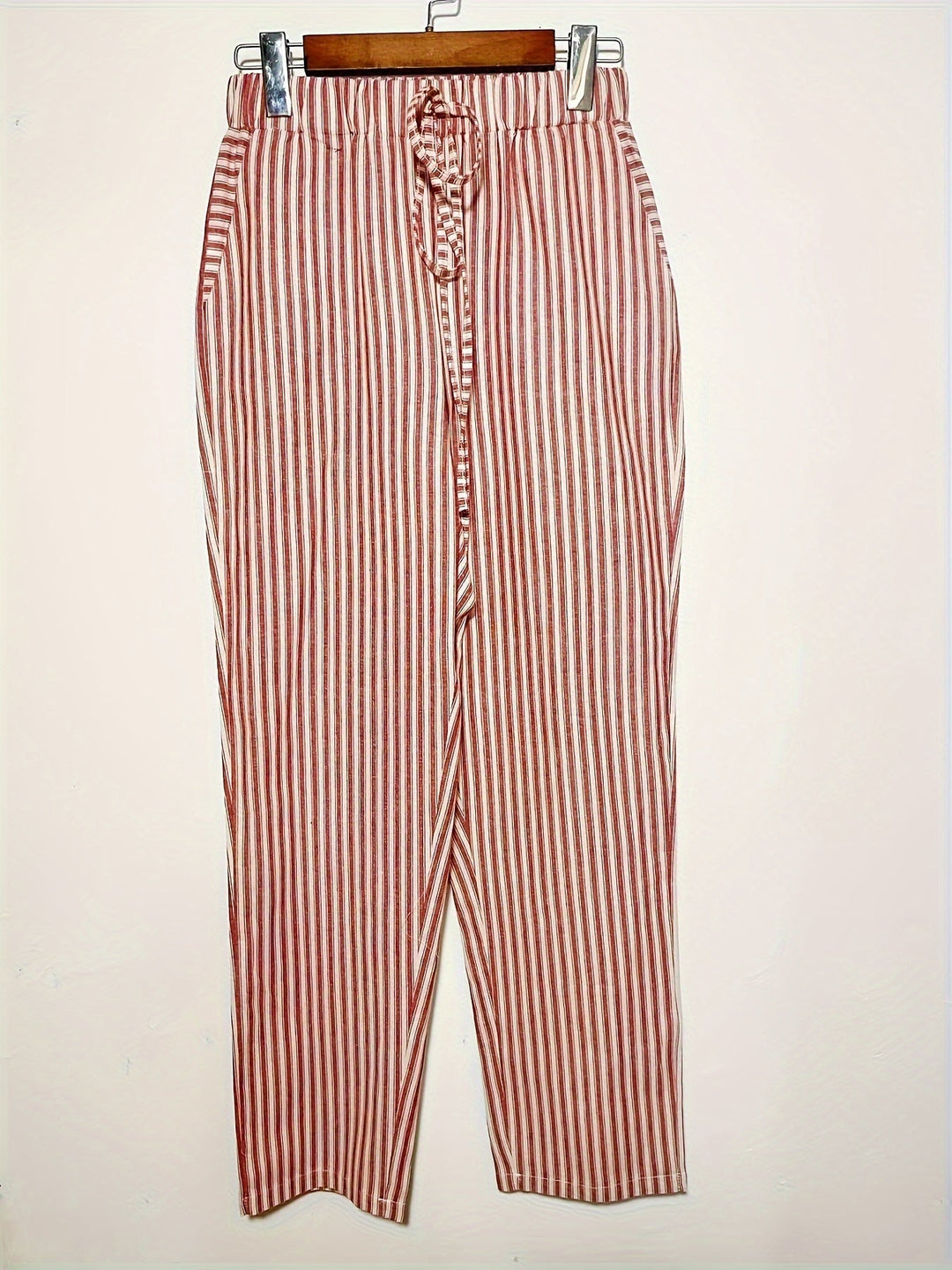 MARLENE    | Gestreifte Leinenhose