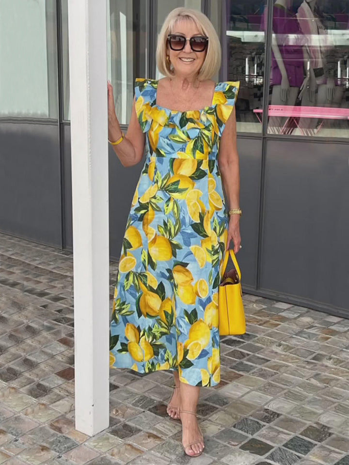 Fischer & Wagner | Limone – Sommerkleid mit Zitronenprint