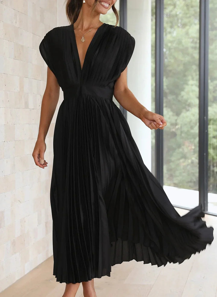Rosea Langgeschnittenes Wickelkleid
