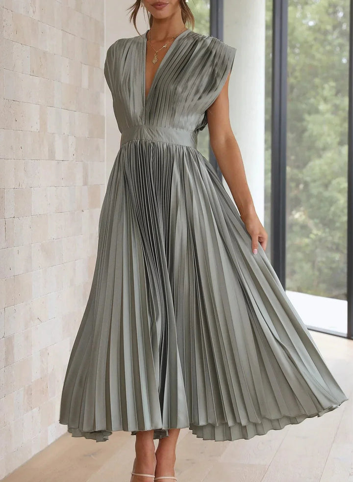 Rosea Langgeschnittenes Wickelkleid