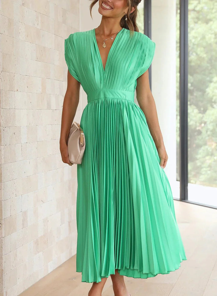 Rosea Langgeschnittenes Wickelkleid