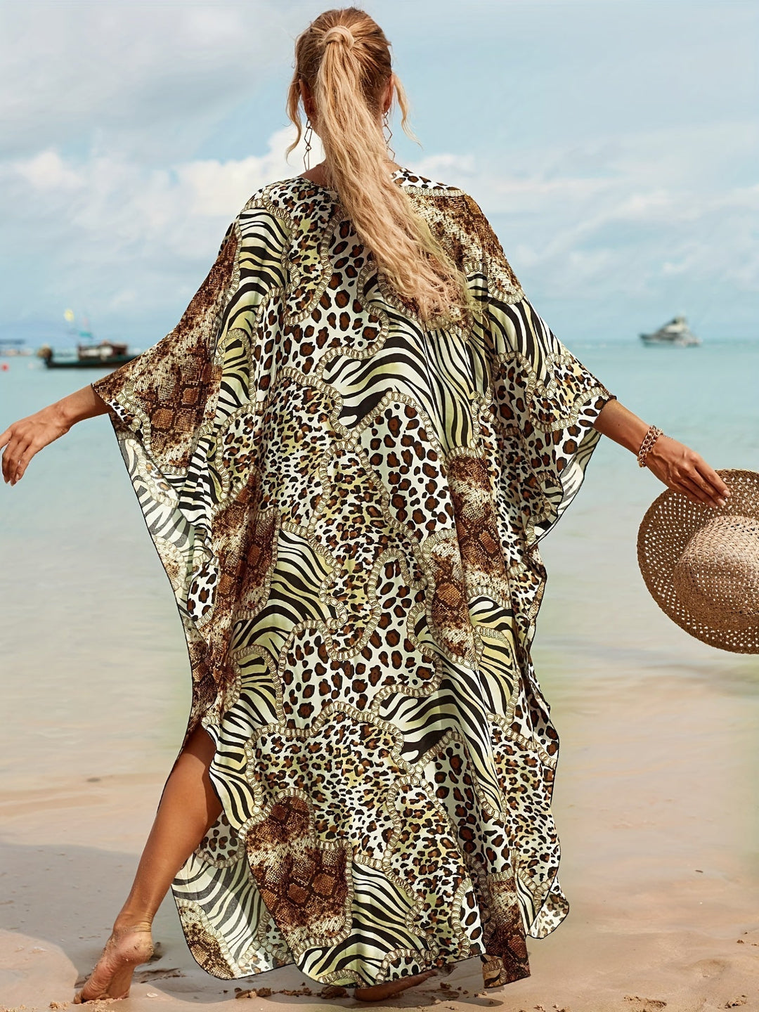 🌴 Tropisches Kleid aus Bambusfaser 🌴