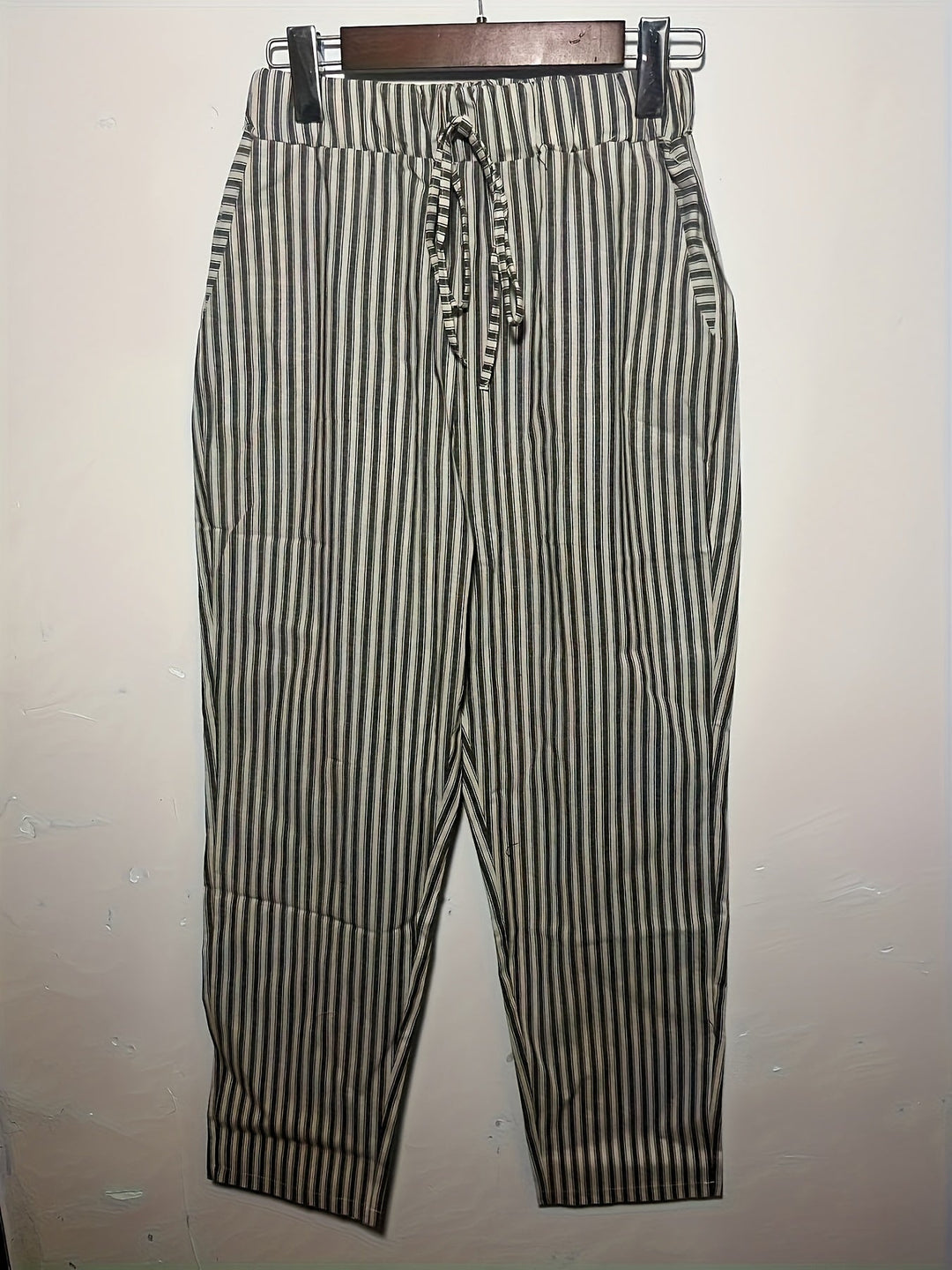 MARLENE    | Gestreifte Leinenhose