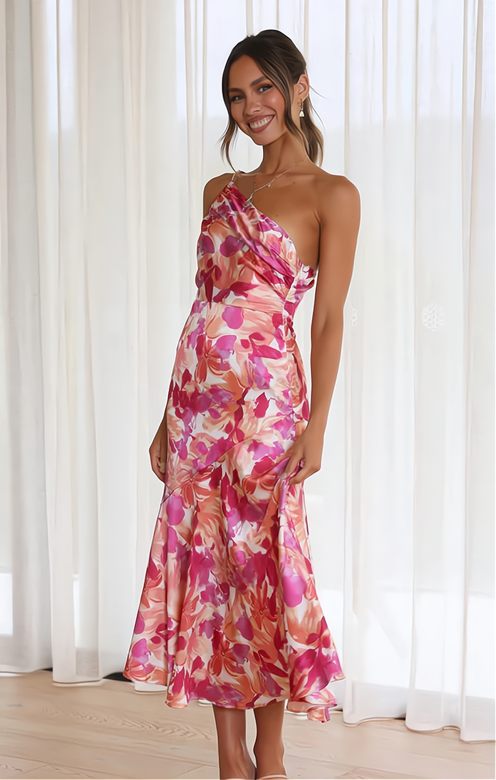 DENISE | Schulterfreies Kleid