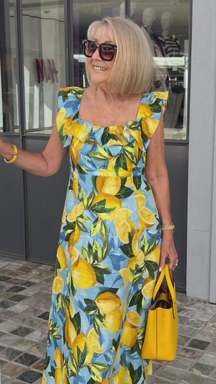 Fischer & Wagner | Limone – Sommerkleid mit Zitronenprint