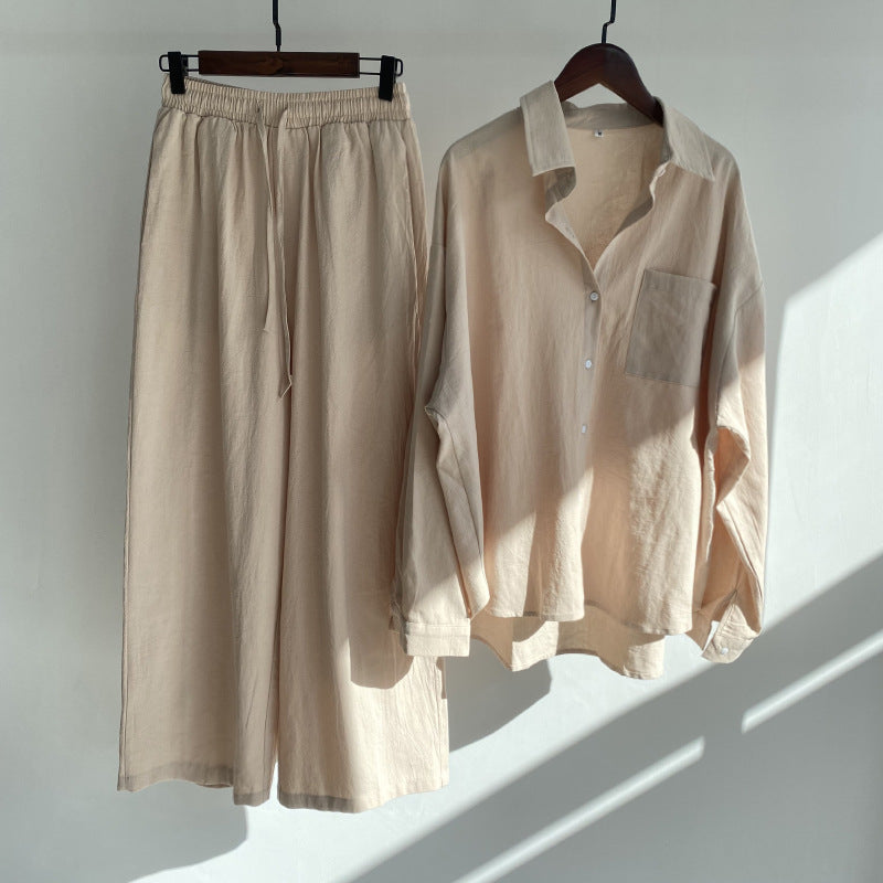 Halina | Gemütliches Entspannungs-Shirt & Hosen-Set
