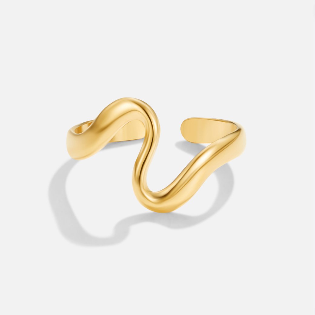 Wellenring Goldfarben