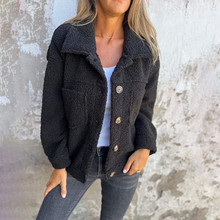 Aubrey  - Bequeme Knopf-Jacke