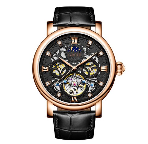 van Baerle - Geschäftliches Lederarmbanduhren