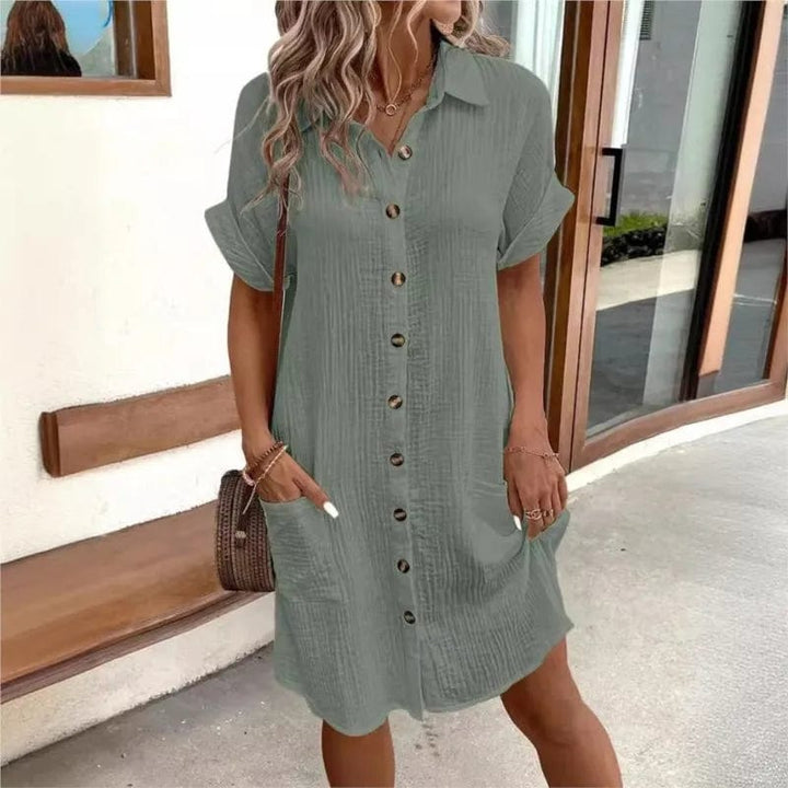 Beatrix| Sommerkleid mit Kragen