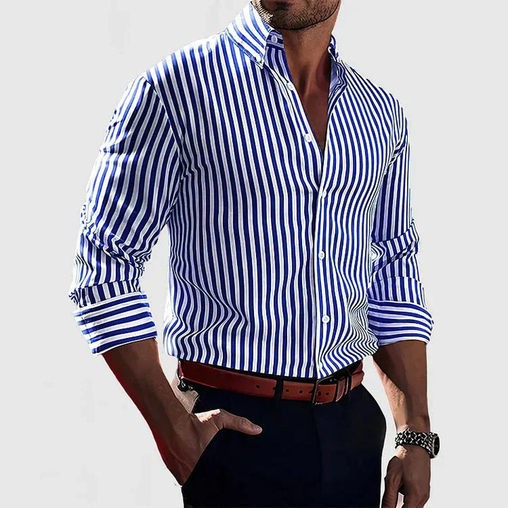 Leo | Gestreiftes Hemd „Confidence“