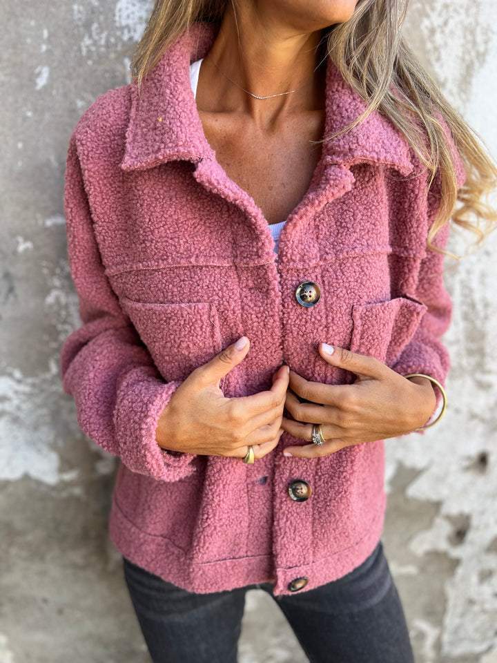 Aubrey  - Bequeme Knopf-Jacke
