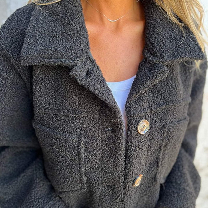 Aubrey  - Bequeme Knopf-Jacke