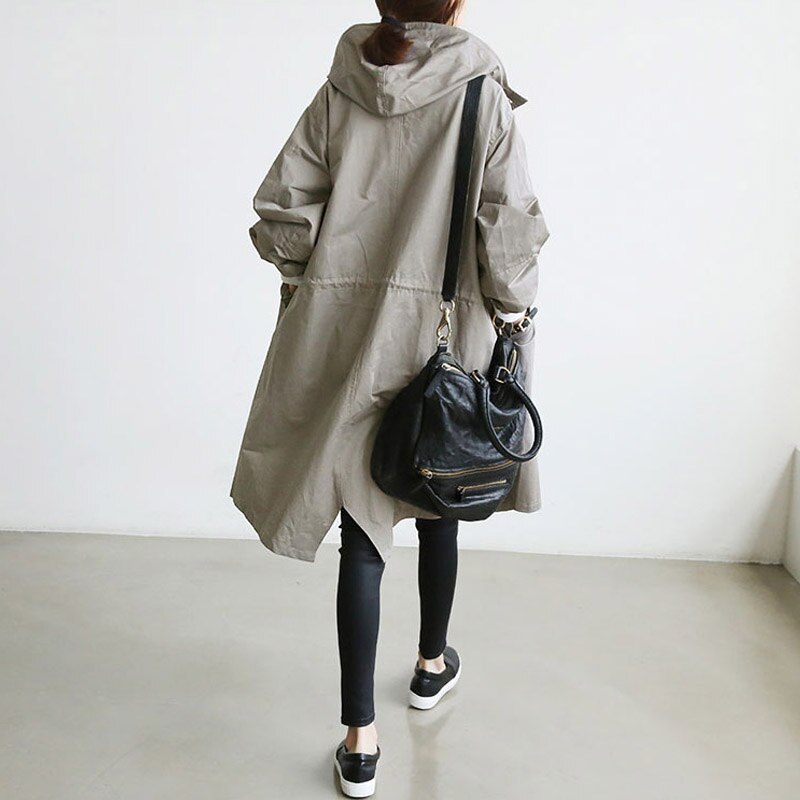 Hilla | Trenchcoat mit Kapuze