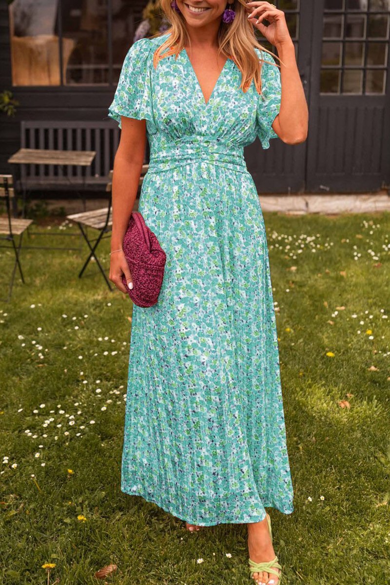 LUISE I FLORAL MAXIKLEID