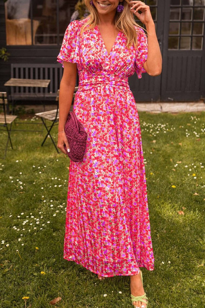 LUISE I FLORAL MAXIKLEID