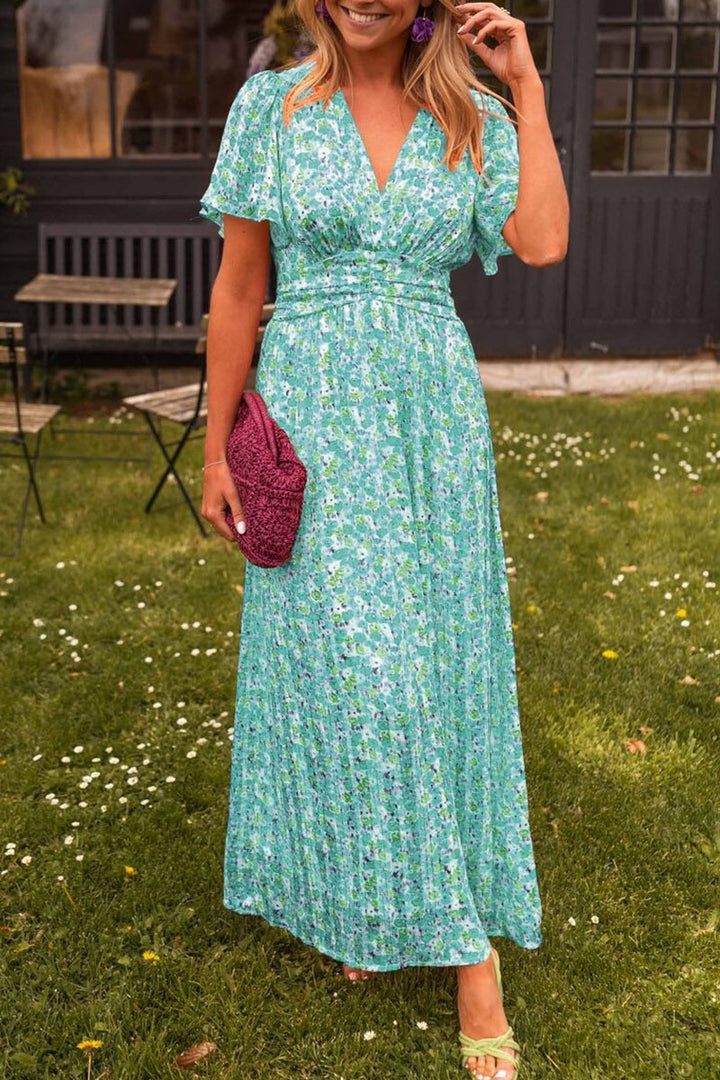 Mariella | Langes Blumen-Kleid im romantischen und leichten Stil