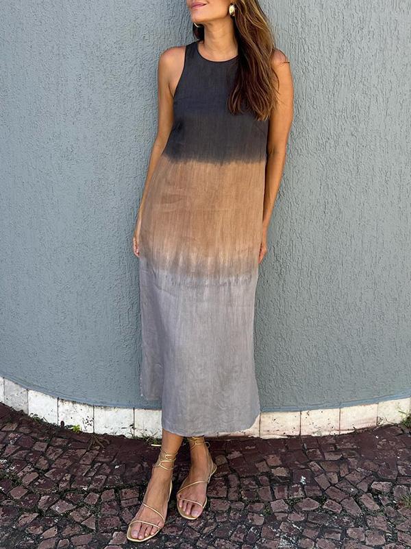 Leia- Lässiges Gradientkleid