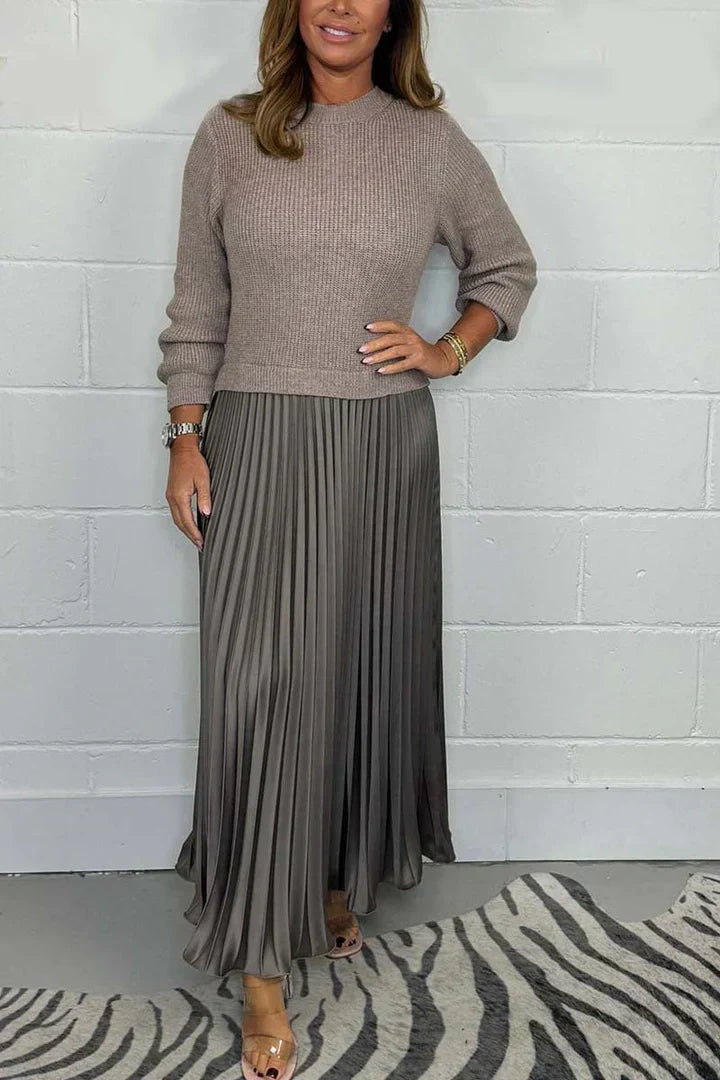 Käthe - Elegantes 2-in-1-Pulloverkleid