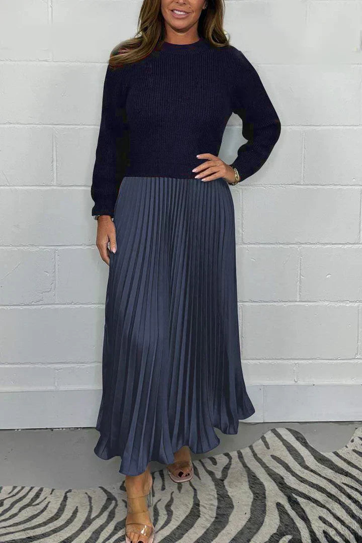 Käthe - Elegantes 2-in-1-Pulloverkleid