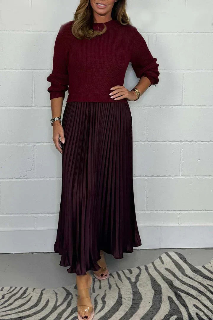 Käthe - Elegantes 2-in-1-Pulloverkleid