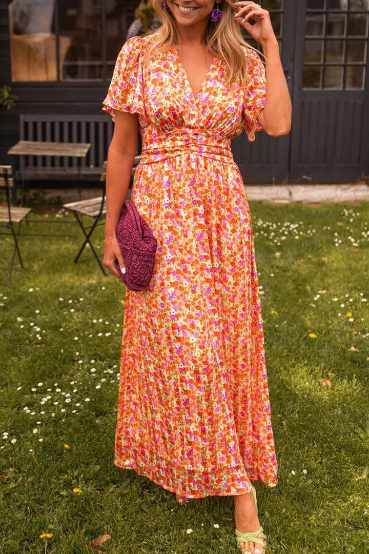 LUISE I FLORAL MAXIKLEID