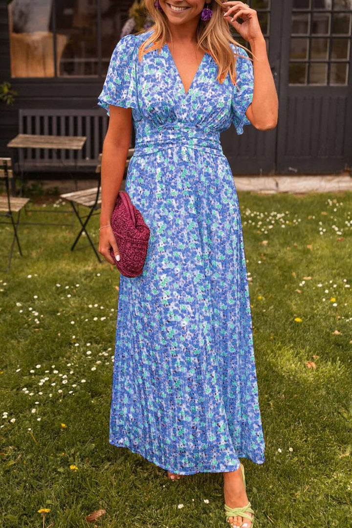 LUISE I FLORAL MAXIKLEID
