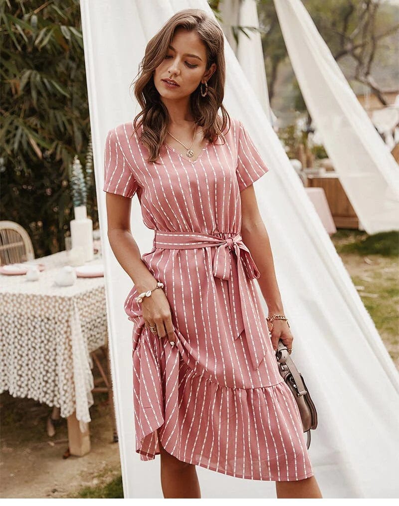 Zoe - Kurzes Bohemien-Stil Kleid