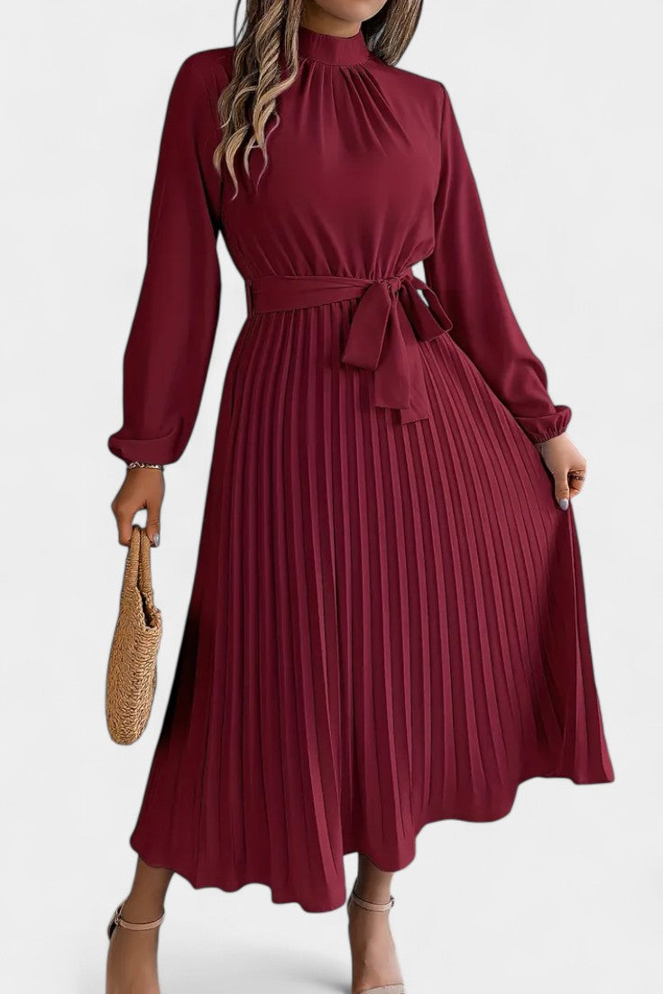 Theresa - Hochkragen-Kleid