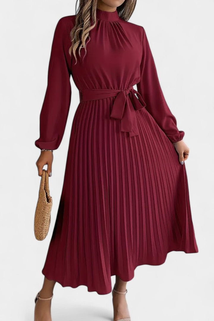 Theresa - Hochkragen-Kleid