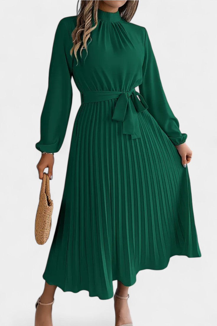 Theresa - Hochkragen-Kleid